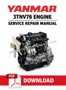 Yanmar 3TNV76 Engine Service Repair Manual – PDF Download