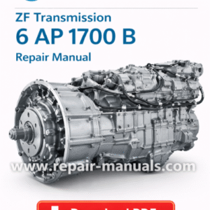 ZF Transmission 6 AP 1700 B Repair Manual with images and instructions for effective transmission repair and maintenance