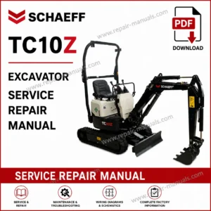 Schaeff TC10Z Excavator Service Repair Manual