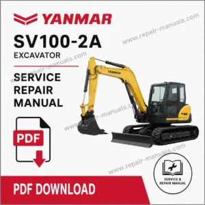 Yanmar SV100-2A Excavator Service Repair Manual