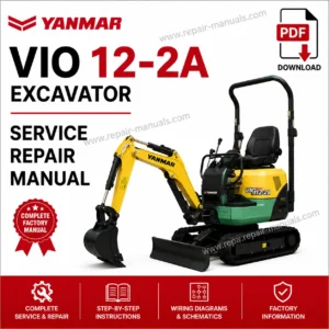 Yanmar VIO 12-2A Excavator Service Repair Manual
