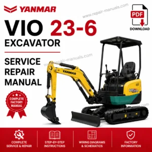 Yanmar VIO 23-6 Excavator Service Repair Manual