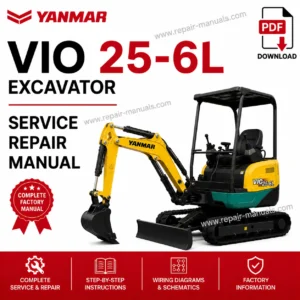 Yanmar VIO 25-6L Excavator Service Repair Manual
