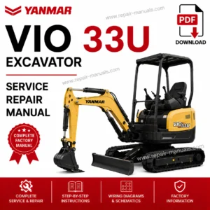 Yanmar VIO 33U Excavator Service Repair Manual