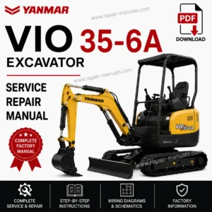 Yanmar VIO 35-6A Excavator Service Repair Manual
