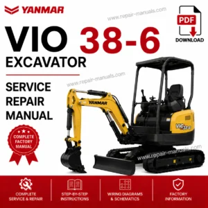 Yanmar VIO 38-6 Excavator Service Repair Manual