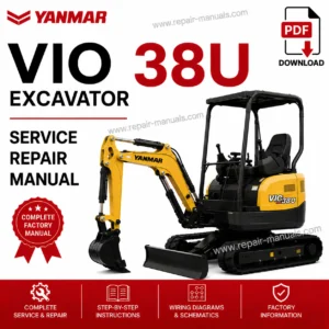 Yanmar VIO 38U Excavator Service Repair Manual