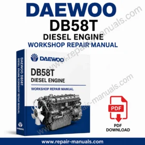 Daewoo DB58T Diesel Engine Workshop Repair Manual