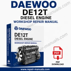 Daewoo DE12T diesel engine service workshop repair manual digital PDF