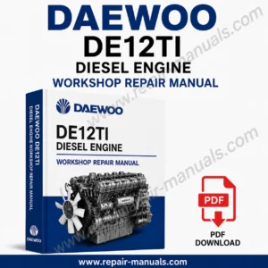 Daewoo DE12TI diesel engine service workshop repair manual digital PDF
