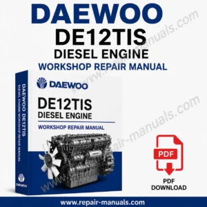 Daewoo DE12TIS diesel engine service workshop repair manual digital PDF