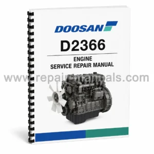 Doosan D2366 Engine Service Repair Manual