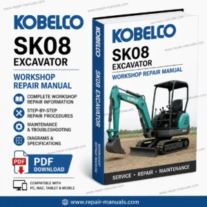 Kobelco SK08 Excavator Workshop Repair Manual PDF Download