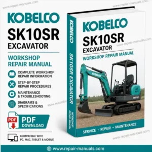 Kobelco SK10SR Excavator Workshop Repair Manual PDF Download