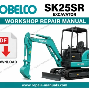 Kobelco SK25SR Excavator Workshop Repair Manual PDF Download digital product