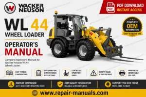 Wacker Neuson WL44 Wheel Loader Operator's Manual