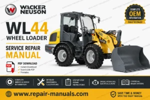 Wacker Neuson WL44 Wheel Loader Service Repair Manual