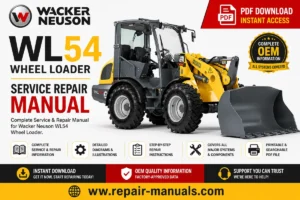 Wacker Neuson WL54 Wheel Loader Service Repair Manual