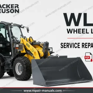 Service Repair Manual for Wacker Neuson WL60 Wheel Loader, showcasing detailed diagrams and maintenance instructions