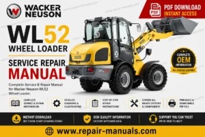 Wacker Neuson WL52 Wheel Loader Service Repair Manual