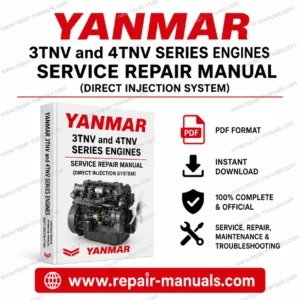 Yanmar 3TNV and 4TNV Series Engines Service Repair Manual (DIRECT INJECTION SYSTEM)