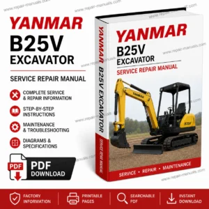 Yanmar B25V Excavator Service Repair Manual PDF Download
