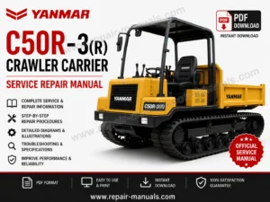 Yanmar C50R-3(R) Crawler Carrier Service Repair Manual