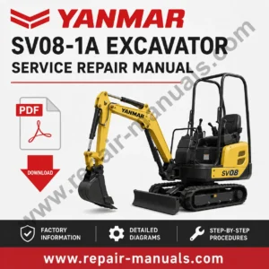 Yanmar SV08-1A Excavator Service Repair Manual PDF Download