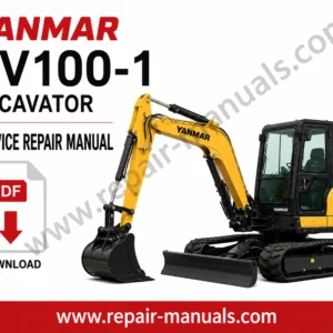 Yanmar SV100-1 Excavator Service Repair Manual, highlighting essential repair guidelines