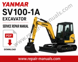 Yanmar SV100-1A Excavator Service Repair Manual