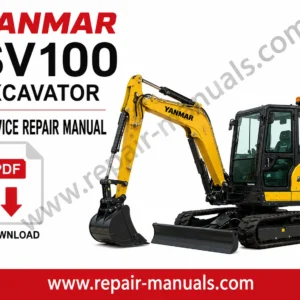 Yanmar SV100 Excavator Service Repair Manual PDF Download