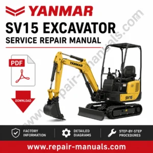 Yanmar SV15 Excavator Service Repair Manual PDF Download