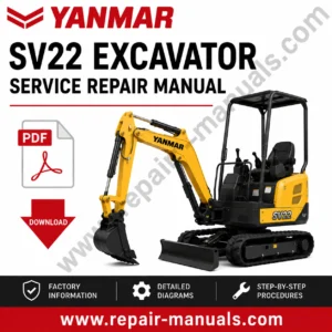 Yanmar SV22 Excavator Service Repair Manual