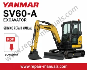 Yanmar SV60-A Excavator Workshop Service Manual
