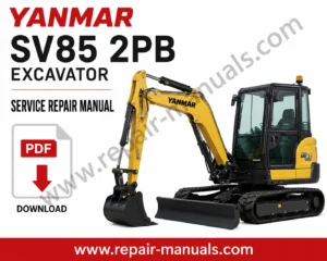 Yanmar SV85 2PB Excavator Service Repair Manual