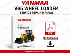 Service Repair Manual for Yanmar V65 Wheel Loader, showcasing diagrams and instructions for effective maintenance and repairs