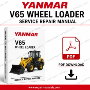 Service Repair Manual for Yanmar V65 Wheel Loader, showcasing diagrams and instructions for effective maintenance and repairs