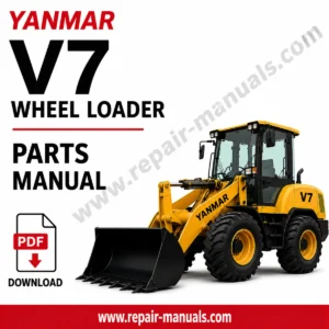 Yanmar V7 Wheel Loader Parts Manual, displaying comprehensive parts diagrams and maintenance guidelines