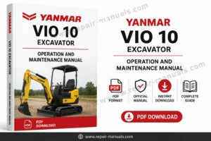 Yanmar VIO 10 Excavator Operation and Maintenance Manual