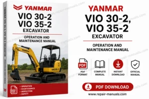 Yanmar VIO 30-2, VIO 35-2 Excavator Operation and Maintenance Manual