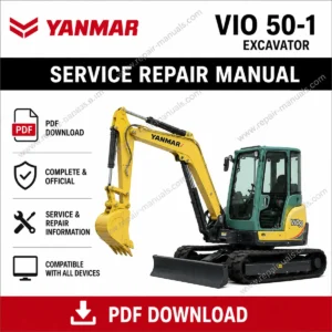 Yanmar VIO 50-1 Excavator Service Repair Manual