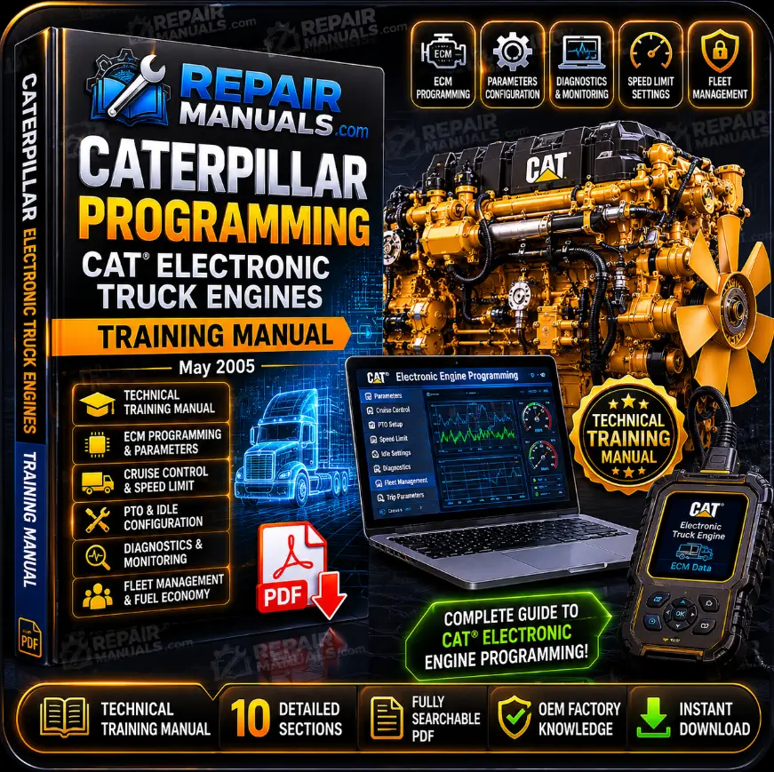 Caterpillar Programming Cat Electronic Truck Engines Training Manual PDF Download ECM Programming Guide