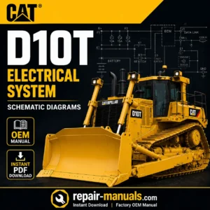 Caterpillar D10T Track-Type Tractor Electrical System Schematic Diagrams PDF Manual