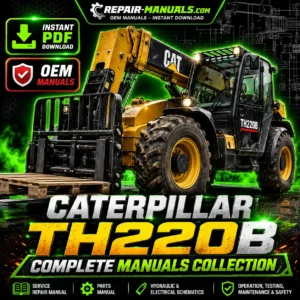 Caterpillar TH220B Telehandler Complete Manuals Collection PDF Download