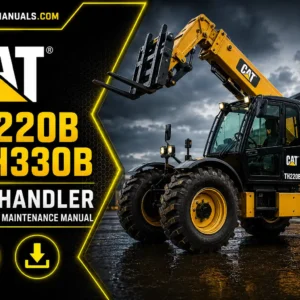 Caterpillar TH220B and TH330B Telehandler Operation and Maintenance Manual PDF