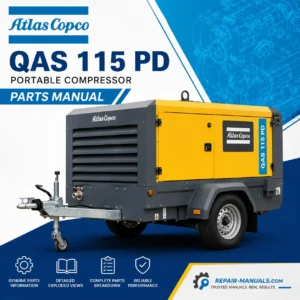 Atlas Copco QAS 115 PD Portable Generator Parts Manual PDF