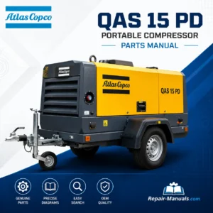 Atlas Copco QAS 15 PD Portable Generator Illustrated Parts Manual PDF Download