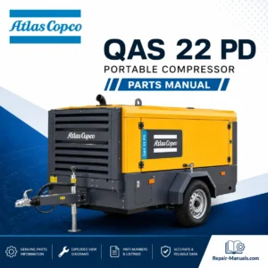Atlas Copco QAS 22 PD Portable Generator Parts Manual PDF Download