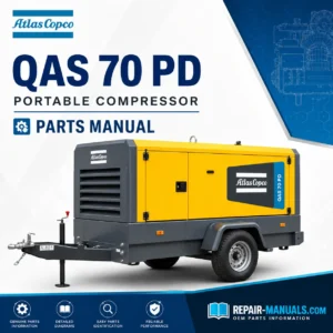Atlas Copco QAS 70 PD Portable Generator Illustrated Parts Manual PDF