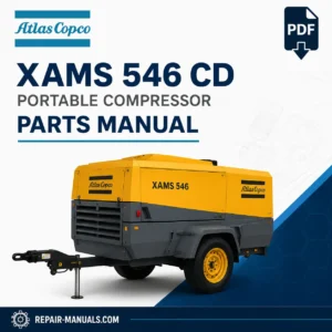 Atlas Copco XAMS 546 CD Portable Compressor Parts Manual PDF Download